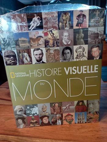 Livre "Histoire visuelle du monde" National Geographic ; Idée cadeau 🎁