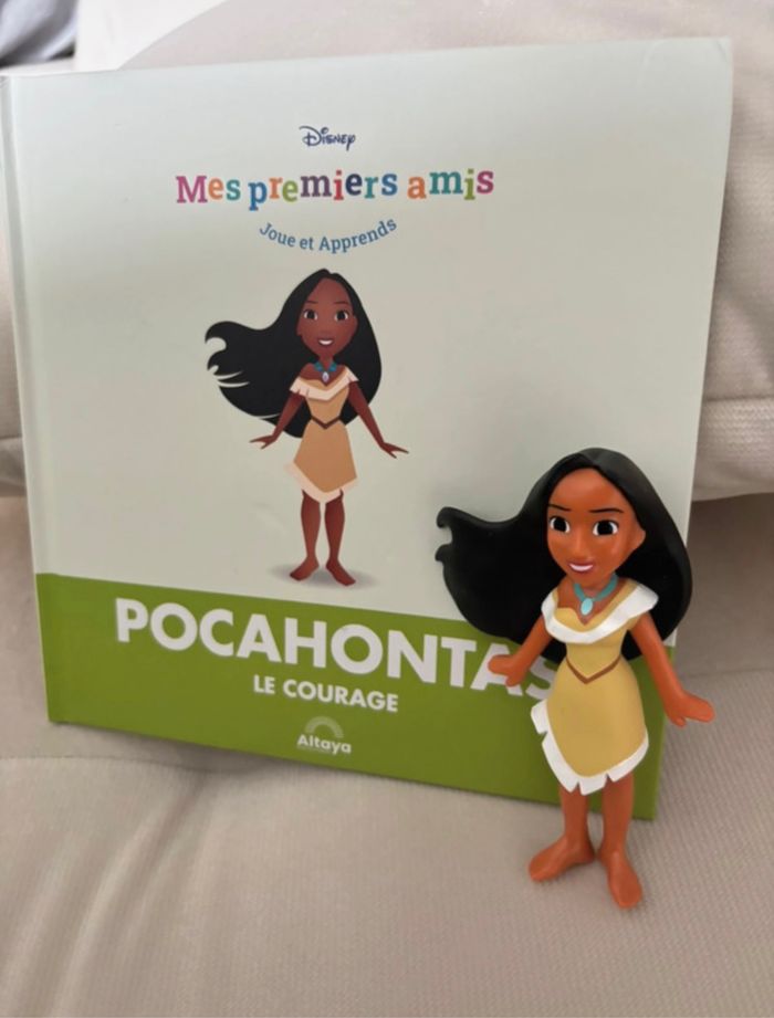 Figurine + Livre Poncahontas n 73 Mes Premiers Amis Disney Altaya - photo numéro 2