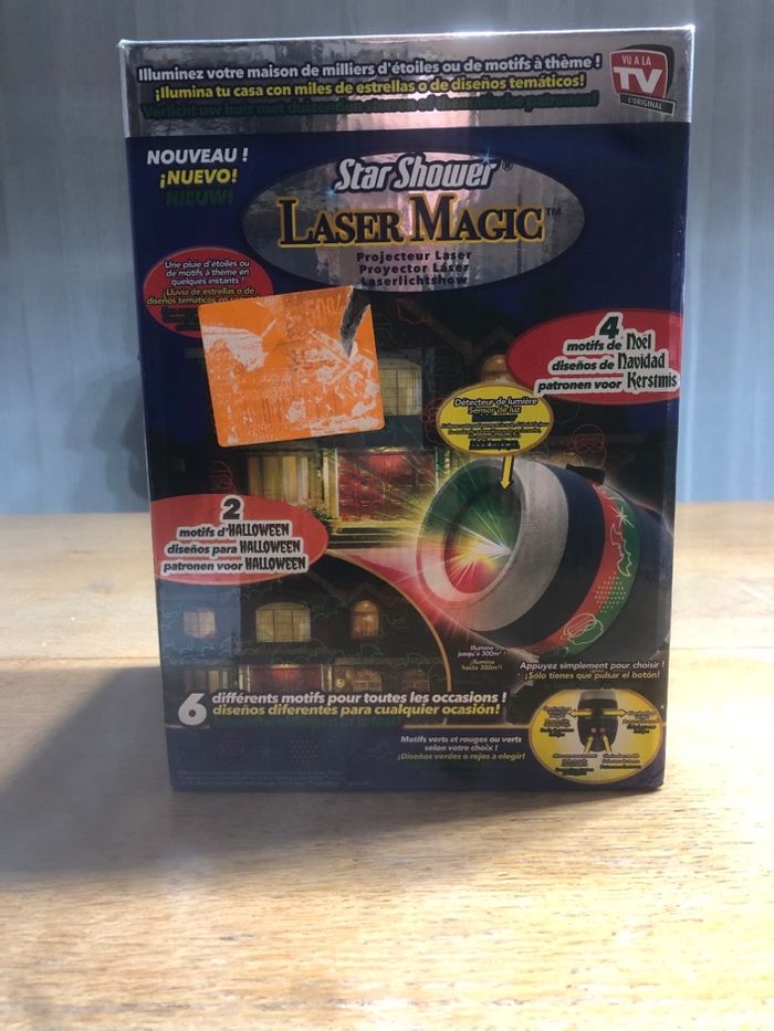 Projecteur laser motifs noël et Halloween