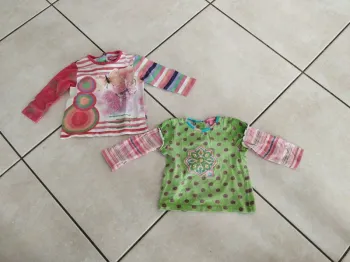 Lot de 2 t-shirt manches longues