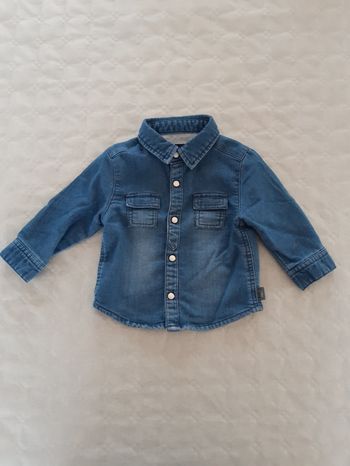 Chemise en jean taille 12 mois