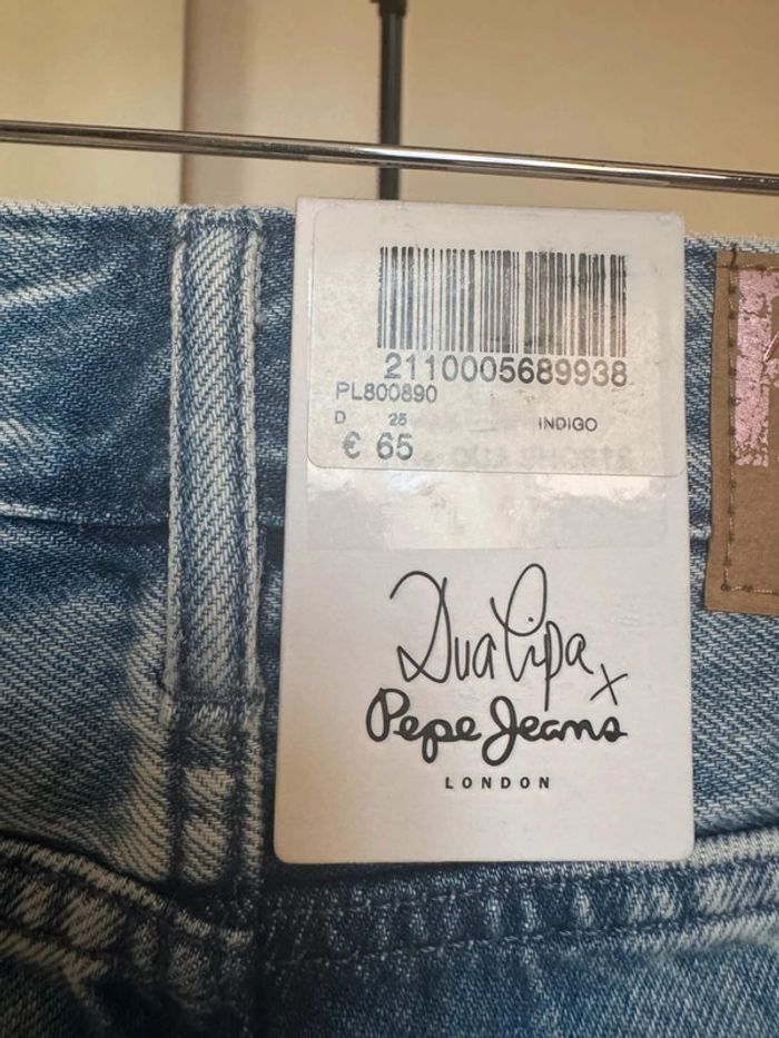 Short en jean taille haute W 25 Dua Lipa x Pepe jeans - photo numéro 8