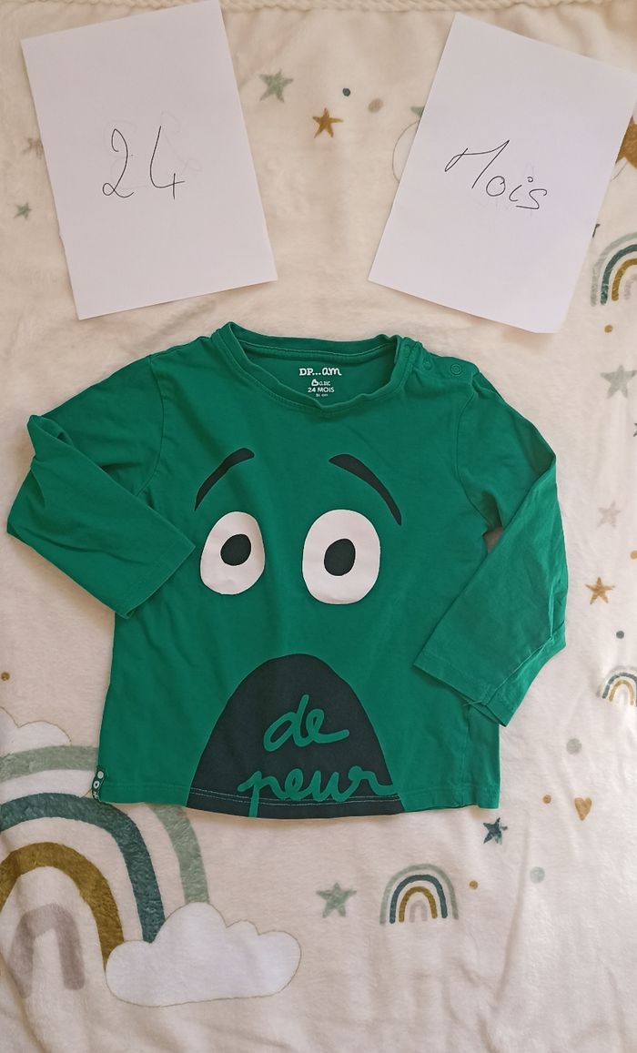 Lot tee-shirt manches longues - photo numéro 2