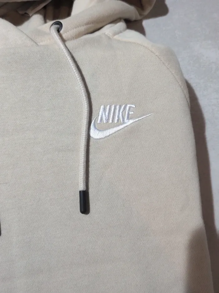 Sweat à capuche Nike – Beige – Taille XS - photo numéro 2