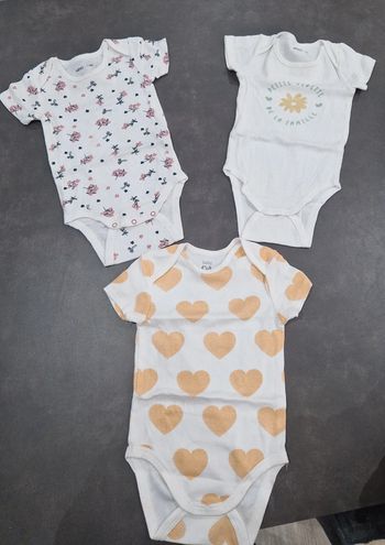 Lot de 3 bodies