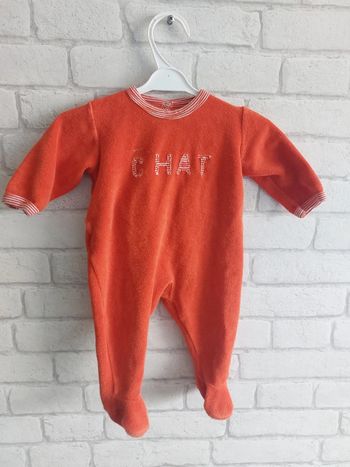 Pyjama Petit Bateau taille 6 mois / 67 cm