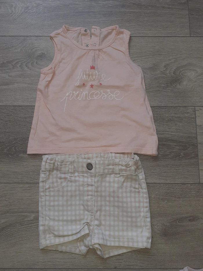 Ensemble été shirt débardeur