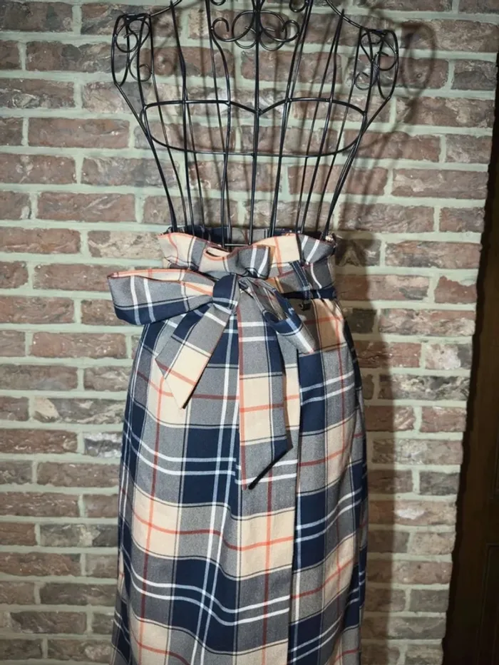Jupe à carreaux H&M avec ceinture Taille L / 40