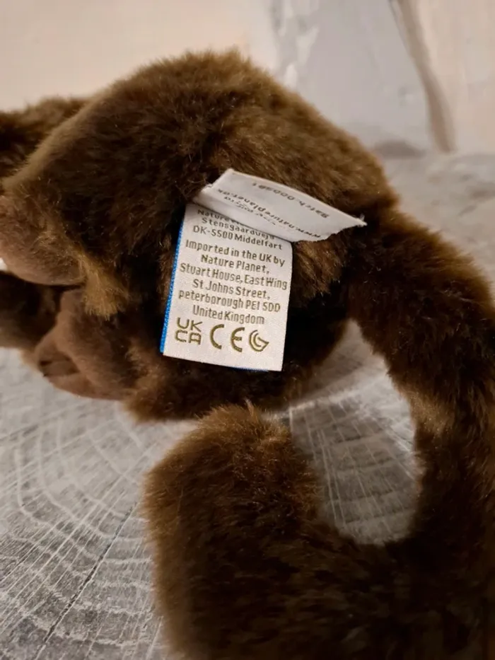 Peluche Singe Capucin - 20 cm - photo numéro 6