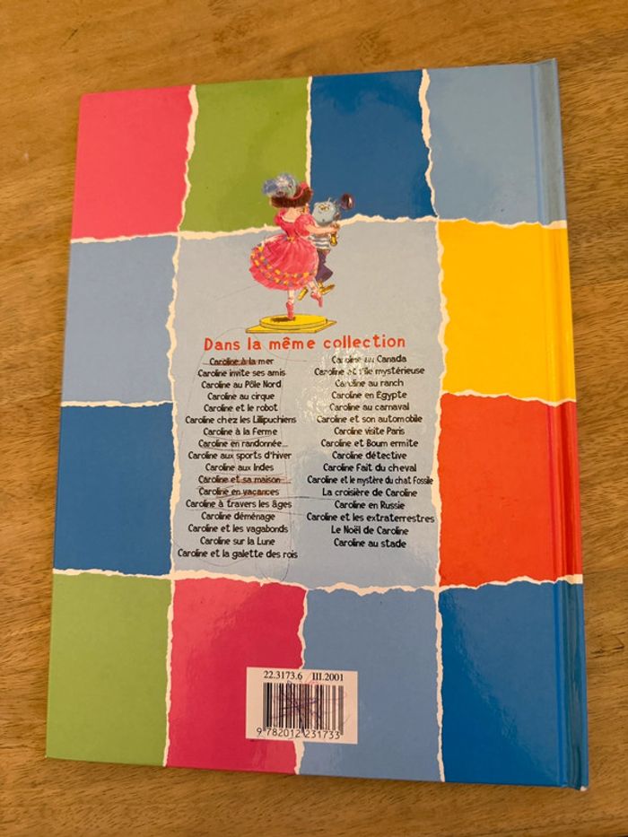 Bords colorés damiers - livre bd album Pierre Probst Caroline et les vacances de Titus - photo numéro 2