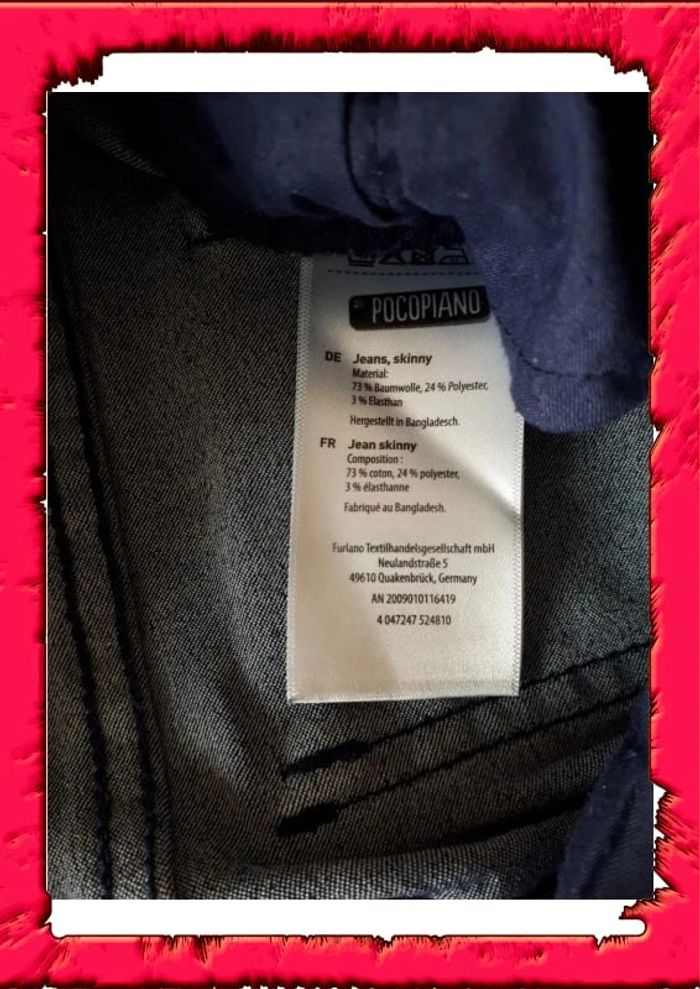 Jeans skinny taille ajustable 7 ans effet usé - photo numéro 5