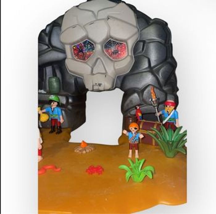 Île pirate playmobil transportable - photo numéro 3