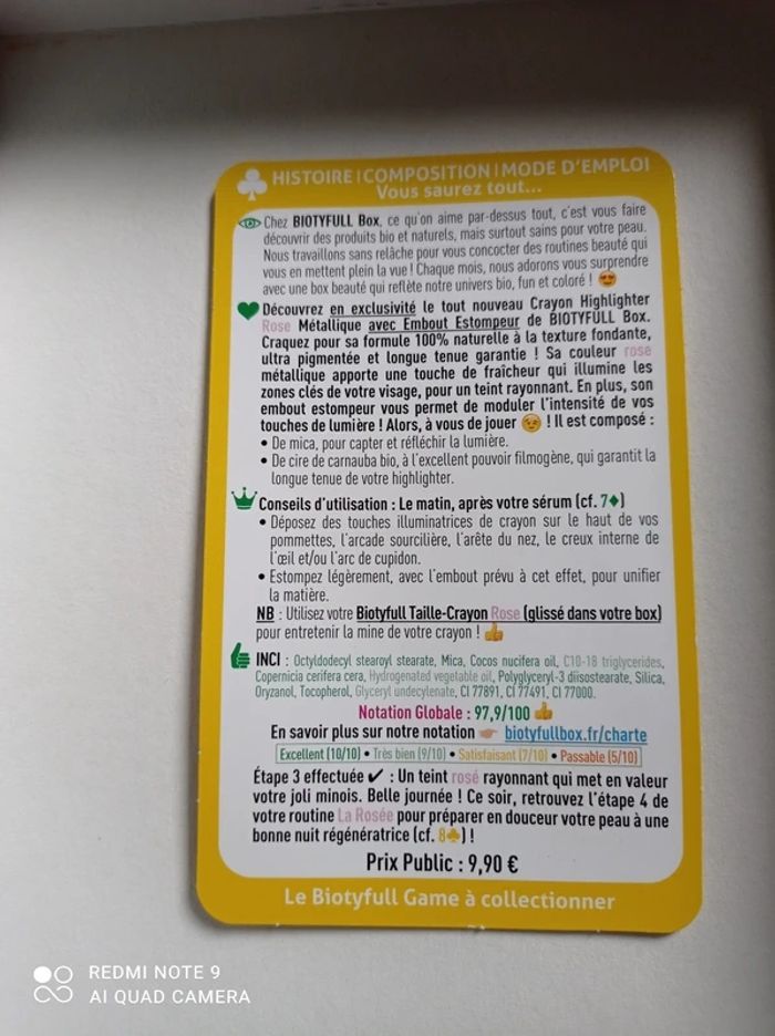 Crayon highlighter Bio rose métallique et embout estompeur + taille crayon, NEUF - photo numéro 6