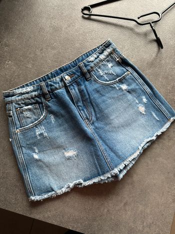 Jupe short en jean