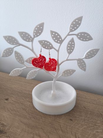 Boucles d'oreilles impression 3D 