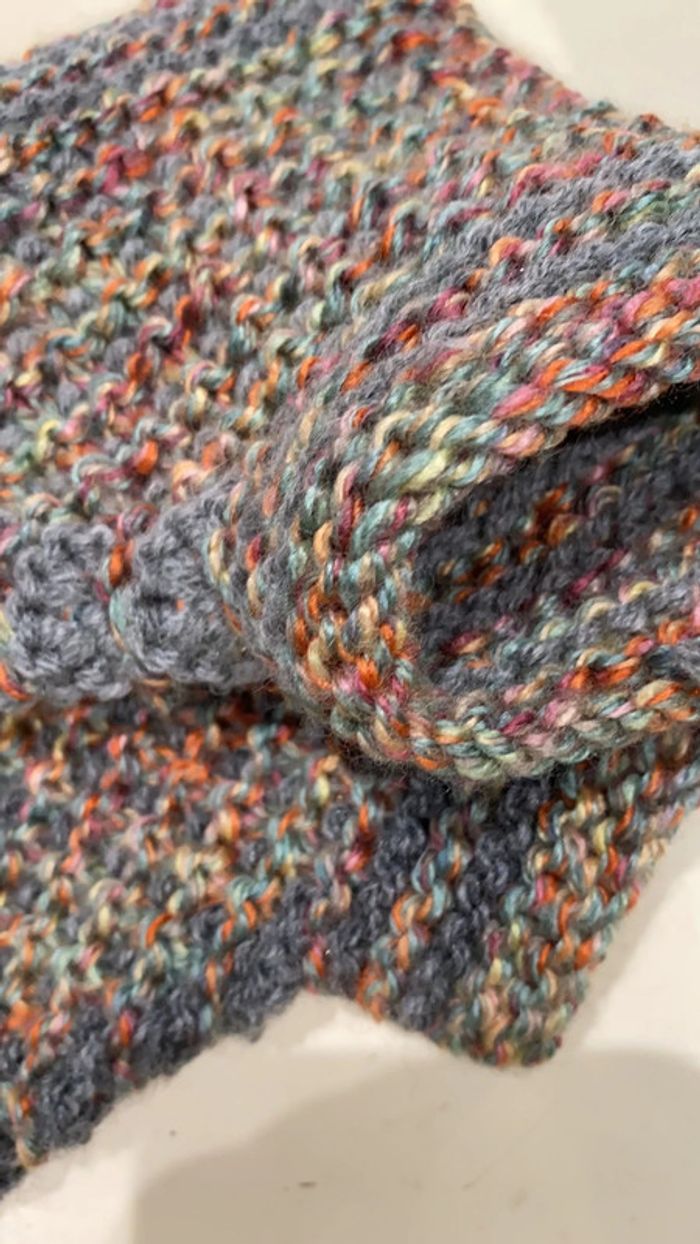 Chaussons, laine, tricoté, 35 - photo numéro 18