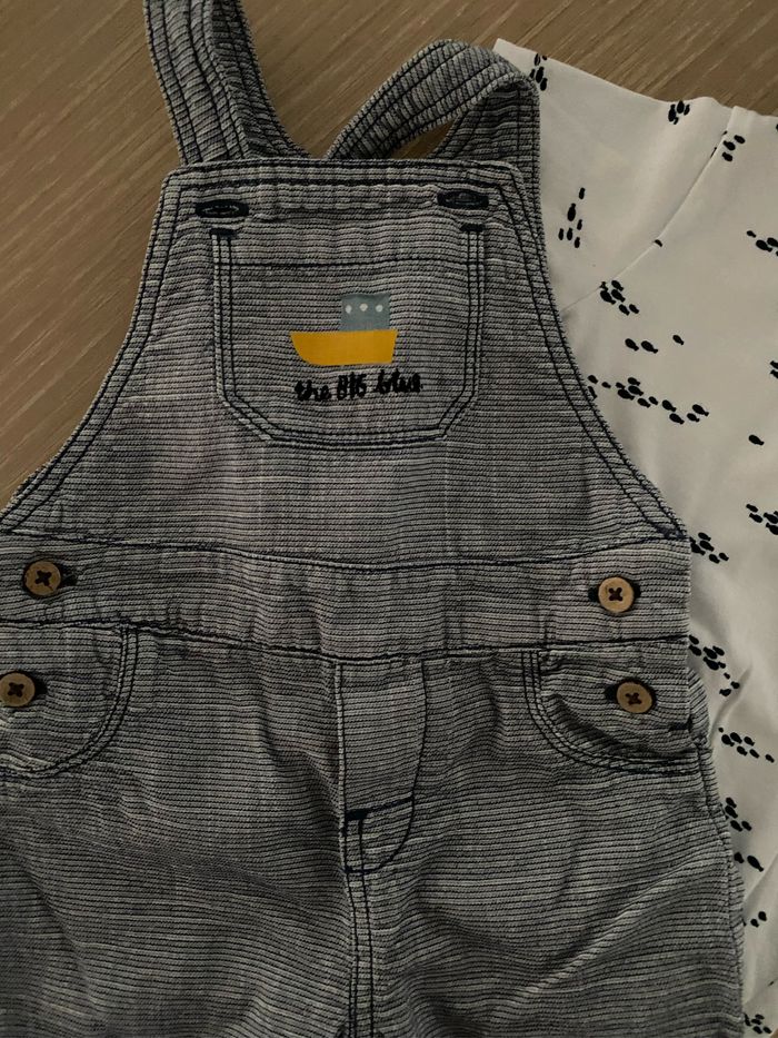 Ensemble salopette t shirt