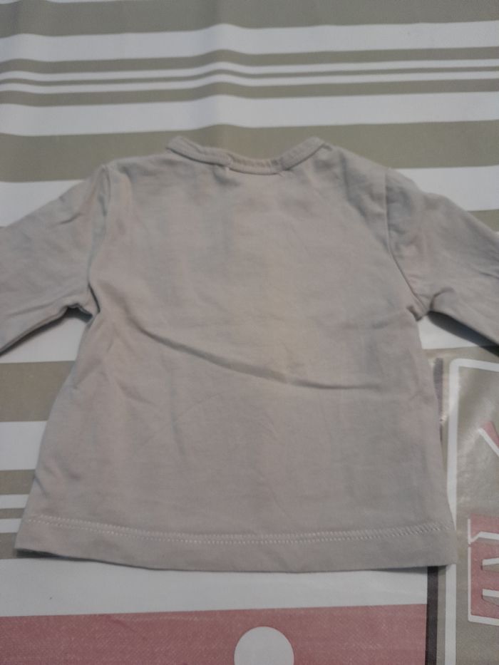 Tee-shirt manches longues bébé garçon Taille 1mois - photo numéro 2