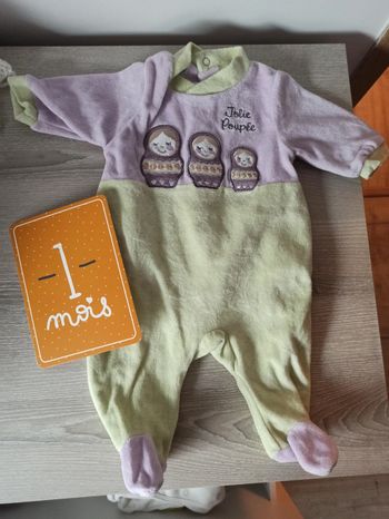 Pyjama 1 mois fille