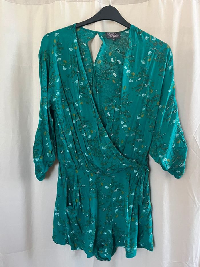 Robe été florale capitaine tortue