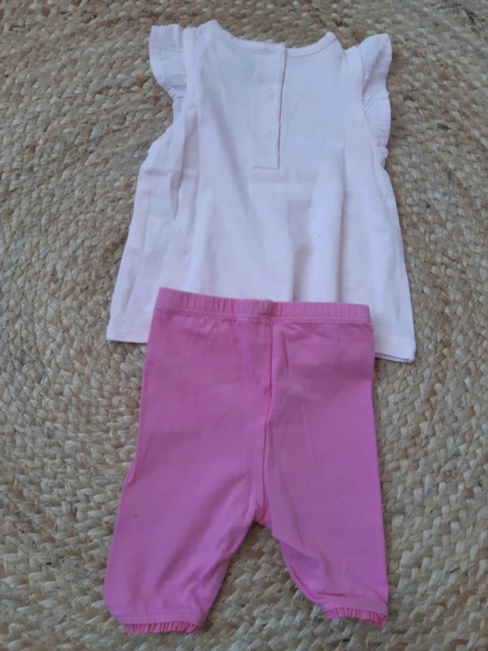 Ensemble haut sans manches et legging 3 mois - photo numéro 4