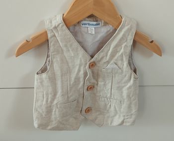 Gilet garçon 3 mois Vertbaudet