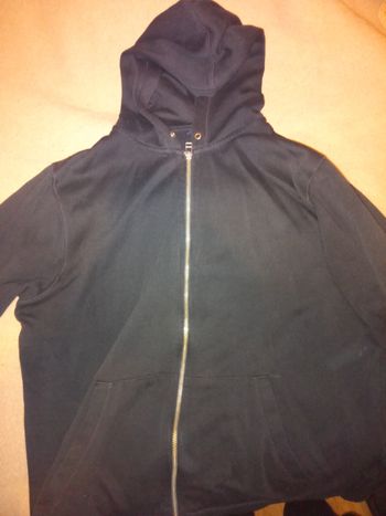 Sweat à capuche noir xxl