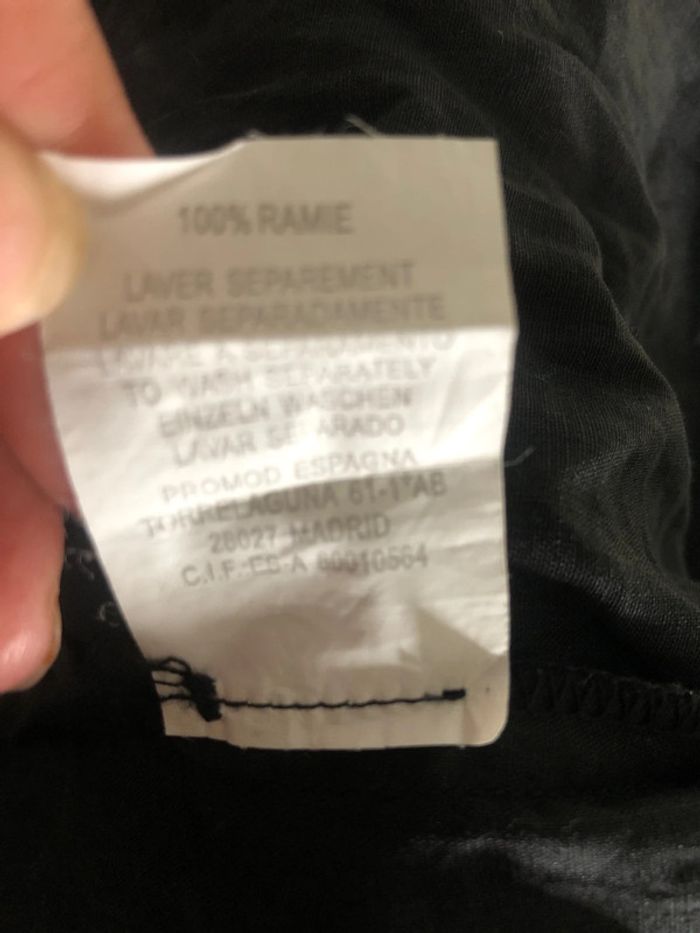 Chemise longue. Pure ramie . Taille 42,. - photo numéro 6