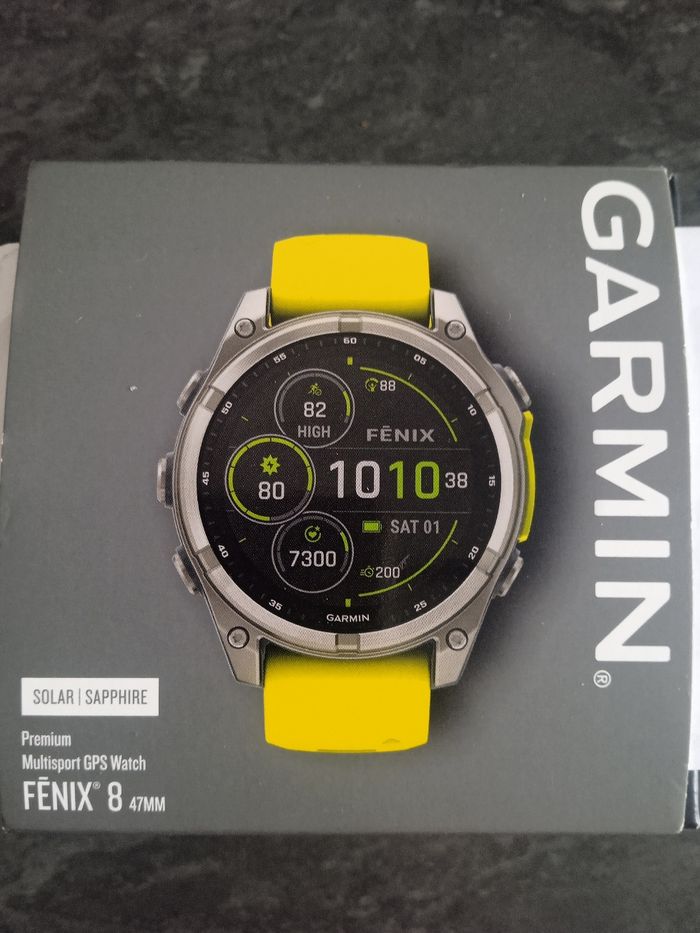 Garmin Fenix 8 47mm saphir Solar