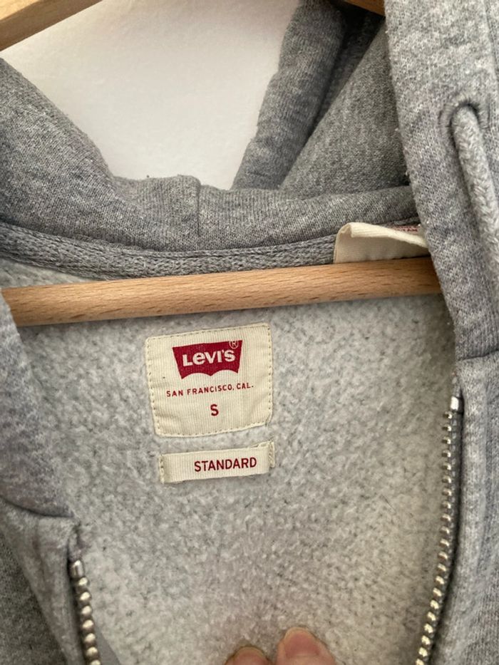 Sweat capuche gris Levi’s - photo numéro 3