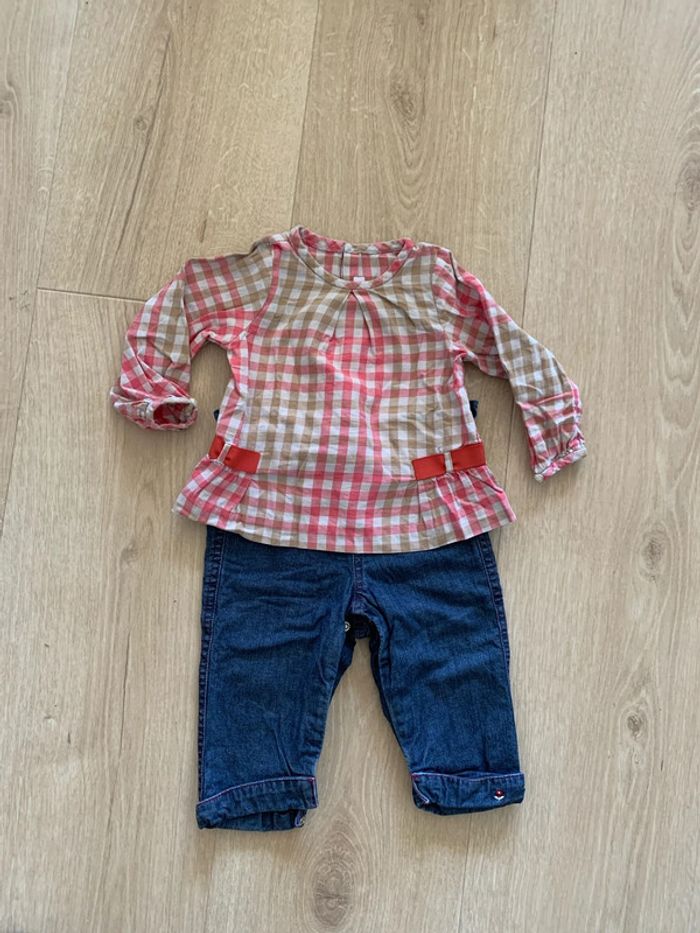 Ensemble jacadi 12 mois