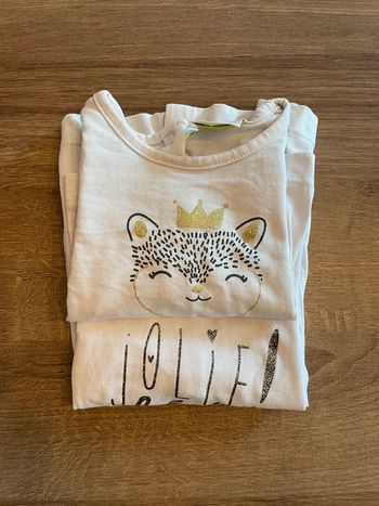 Lot t shirts manches longues