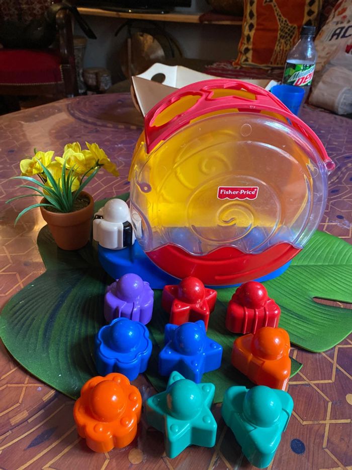 Escargot 13 pièces jeux éducatif construction formes couleurs enfant bébé - photo numéro 5