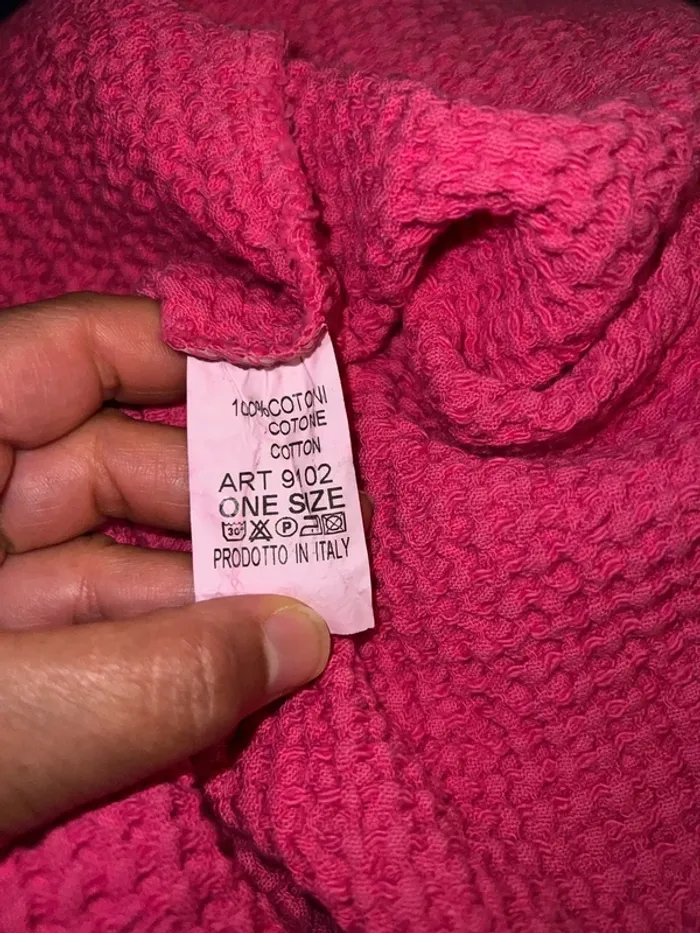 Combishort En Coton Gaufré Taille Unique - photo numéro 9