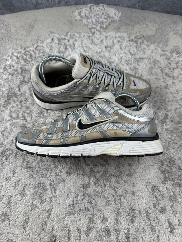 Nike P-6000 Running - Coconut Milk Silver - Silver & Beige & White - photo numéro 7