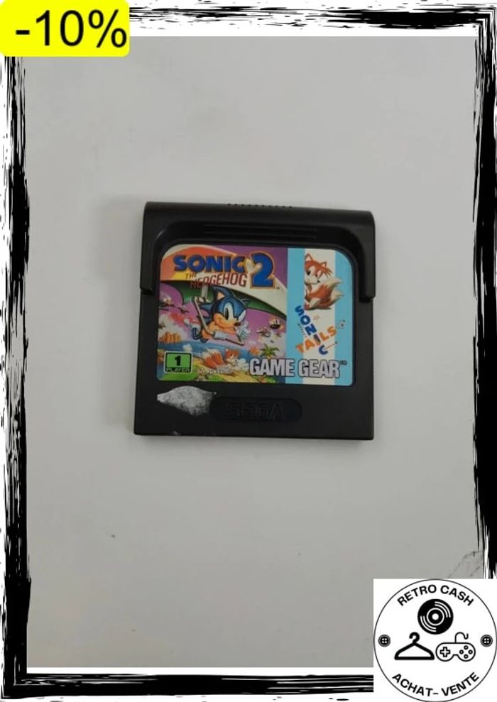 Sonic The Hedgehog 2 - SEGA Game Gear - PAL - Complet - photo numéro 2
