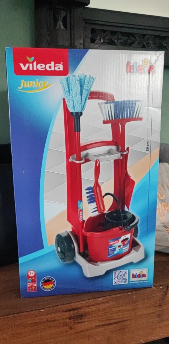 Chariot de ménage enfant vileda neuve