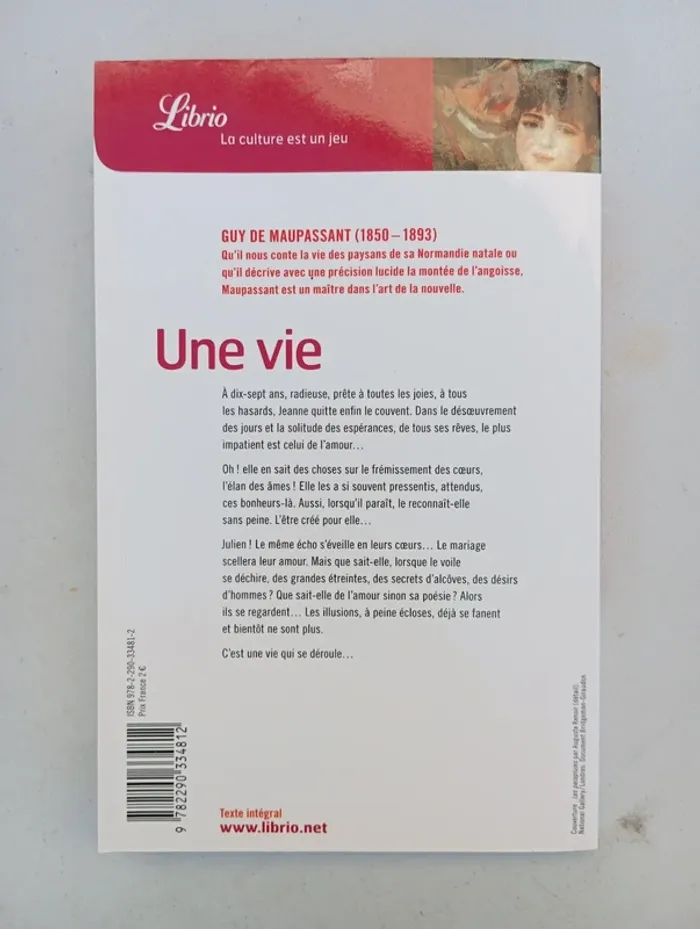 Livre Une vie - photo numéro 2