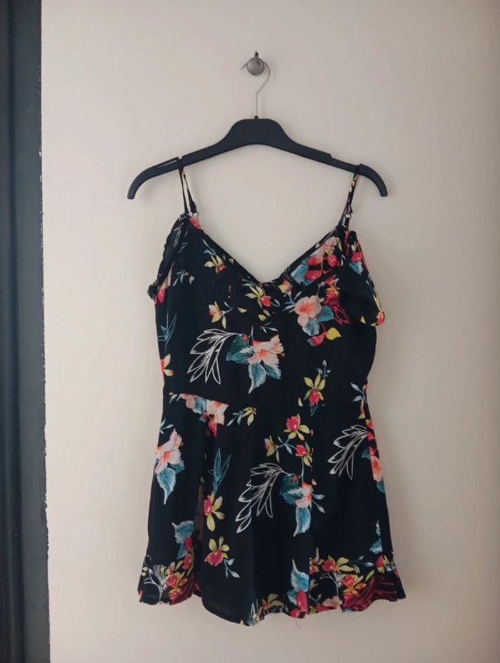 Combi-short fleurie Jennyfer taille M - photo numéro 2
