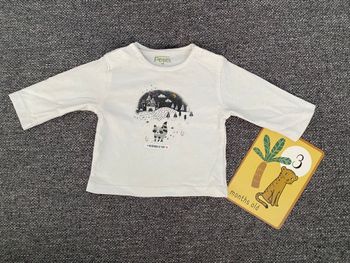 T-shirt manches longues - 3 mois