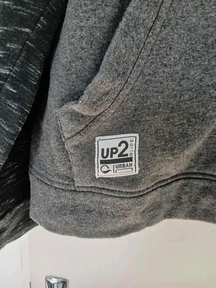 Sweat up2 L gris et noir - photo numéro 2