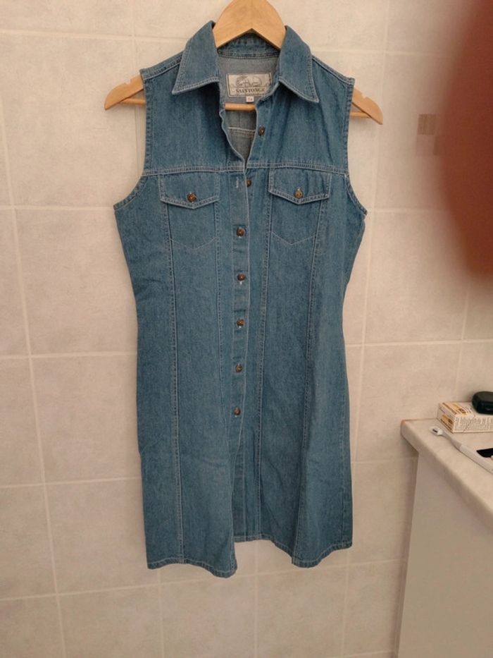 Robe en jean excellent état taille M - photo numéro 2