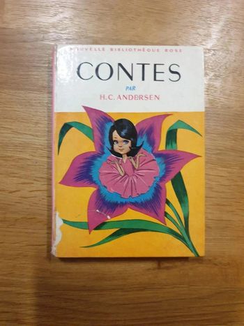 Livre Contes par H.C Andersen - Bibliotheque rose - 1960