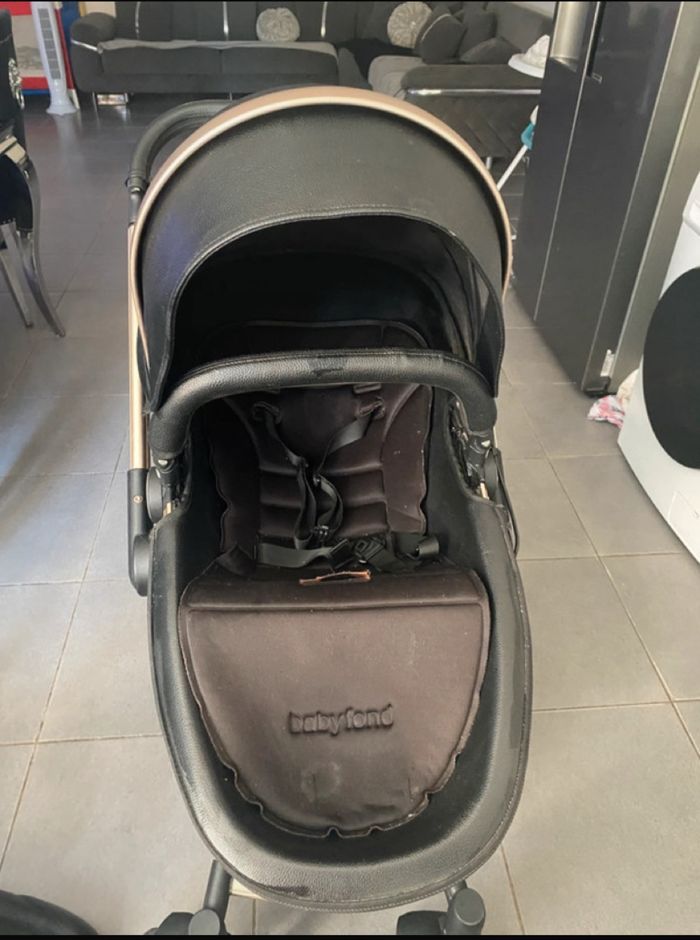 Poussette babyfond semili cuir - photo numéro 2