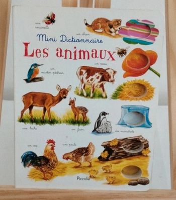 Mini dictionnaire Les animaux Piccolia