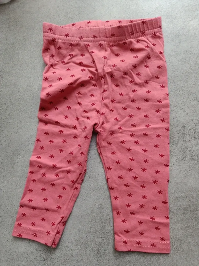 Legging rose TEX 6mois