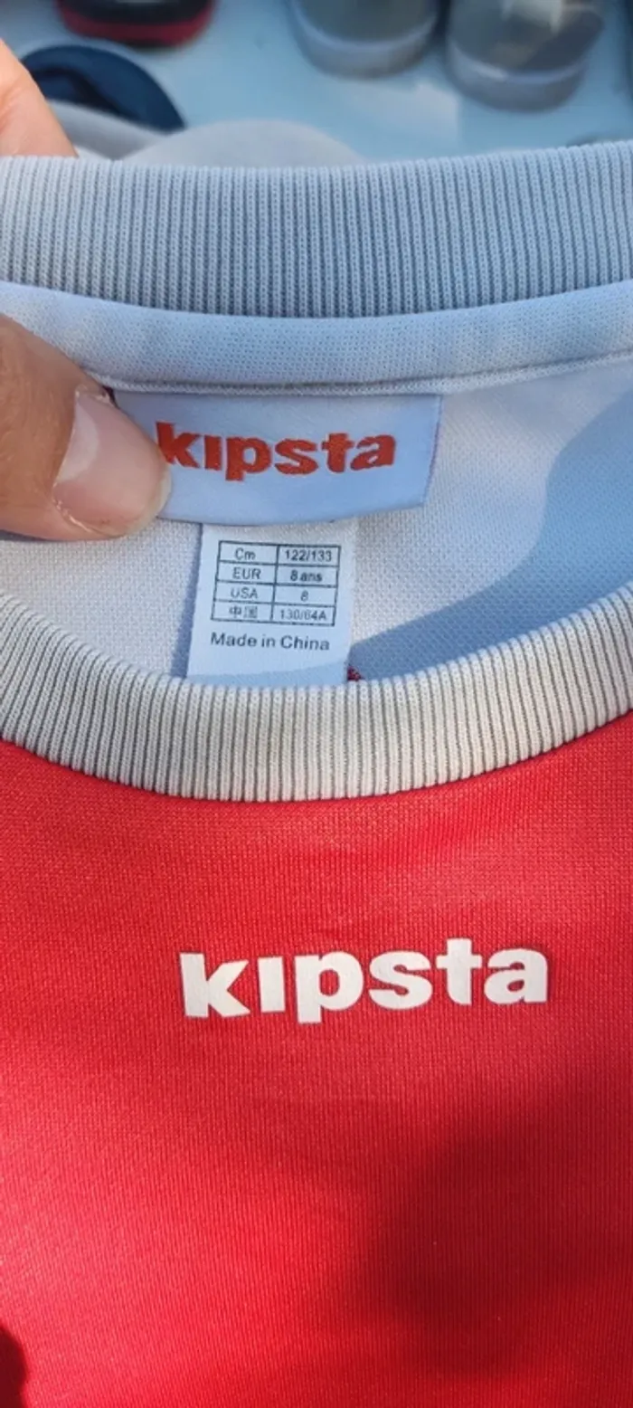 Tee shirt de sport kipsta rouge - photo numéro 2