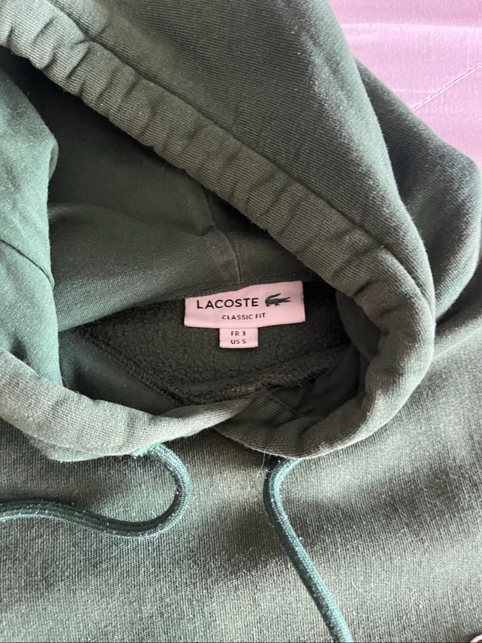 Sweat à capuche Lacoste - photo numéro 5