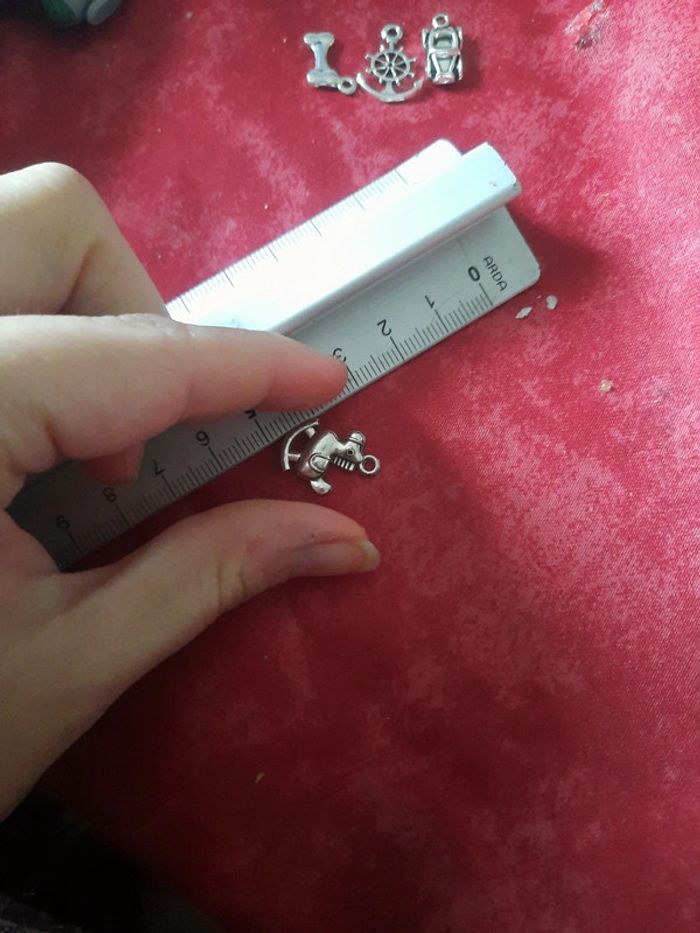 Pendentif 2 face cheval à bascule jouet - photo numéro 3