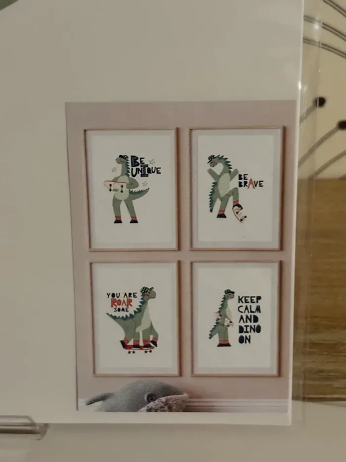 Affiches “Dino Skate Crew” pour chambre enfant - photo numéro 2